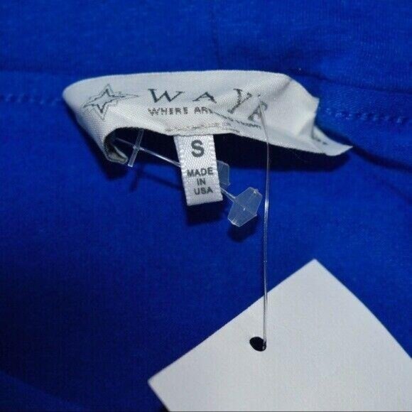 Wayf Dress S Womens Off Shoulder Mini Blue Fit and Flare Party Cocktail Date - Picture 5 of 5